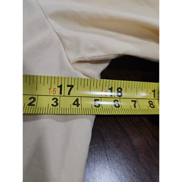 Lafayette 148 New York Light Butter Yellow Jacket Size 2 Military Pockets - Picture 10 of 16